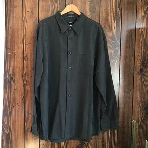 Long sleeve black buttonup